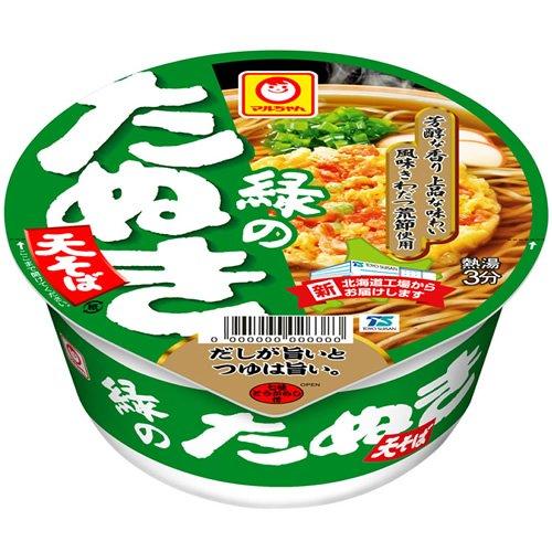 東洋水産 赤いきつね緑のたぬき 緑のたぬき天そば 北海道 101g