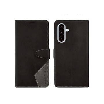 Metal-Slim Samsung Galaxy A36 5G 時尚撞色前扣磁吸內層卡夾雙料皮套