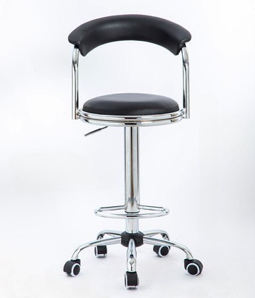 【公司貨優質服務】靠背吧臺椅升降凳子醫院化驗椅辦公椅小電腦椅高腳滑輪轱轆椅包郵