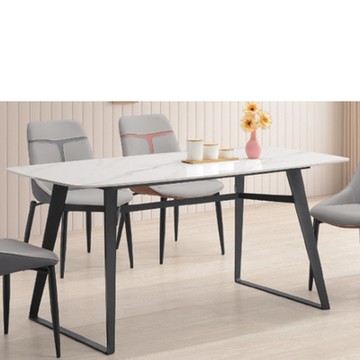 AS DESIGN 雅司家具-吉普岩板餐桌-160*80*75cm