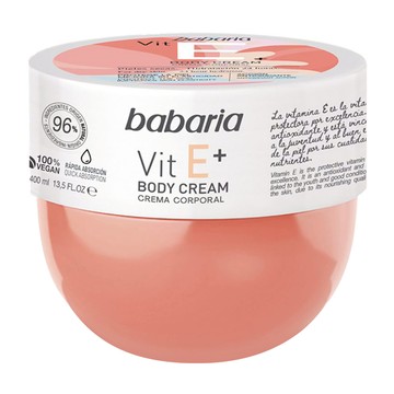 Babaria 維生素E+ 身體乳霜  400ml  1個