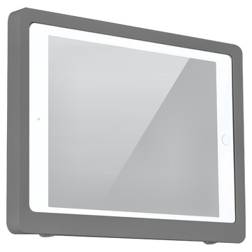 Mega 360旋轉無痕平板收納架 ABS材質 約28x20.5x2公分  灰色  C0010004-02  1個