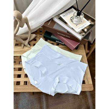 3條裝 高腰60支莫代爾蠶絲蛋白抗菌中高腰內褲無痕蝴蝶結女士大碼