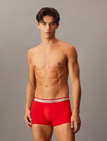 Calvin Klein 同色標誌超細纖維低腰平口內褲