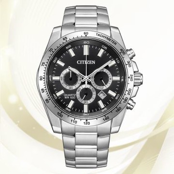 CITIZEN 星辰 Chronograph 碼錶計時 石英錶 男錶 手錶 送禮 禮物 推薦 AN8230-59E