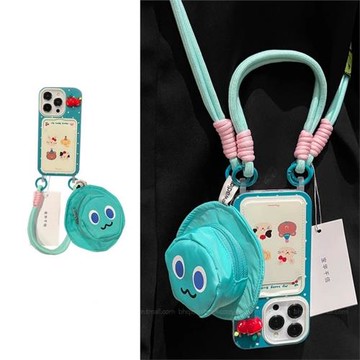可愛趣味動物適用三星s24ultra手機殼s23+/s21fe卡包a03core表情耳機包a14/a16斜挎a25高級感a35小眾a52女a54