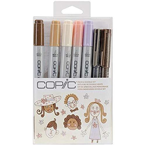 Copic Marker Doodle Kit, People by Copic Marker