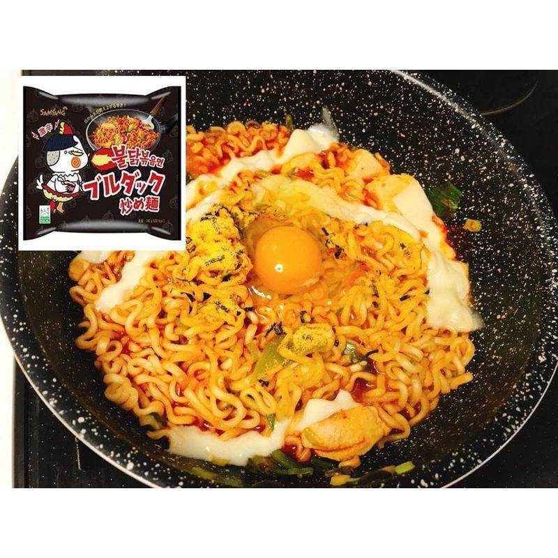 ブルダック炒め麺（5袋）カルボナーラブルダック炒め麺（5袋）チーズブルダック炒め麺（5袋）