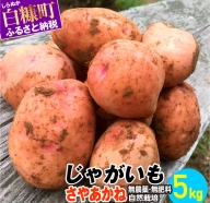 じゃがいも（さやあかね）無農薬・無肥料・自然栽培・北海道産