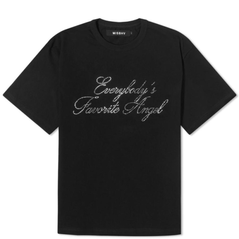 ミスビヘイブ (MISBHV) レディース Tシャツ トップス Everybody'S Favorite Angel T-Shirt (Black)  | LINEブランドカタログ