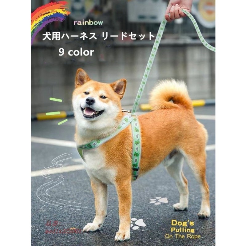 日本に ZUNEA 犬 ハーネス リードセット 散歩 小型犬 ペット おしゃれ 可愛い ベスト 軽量 調節可能 胴輪 チェック柄 メッシュ 猫  levolk.es