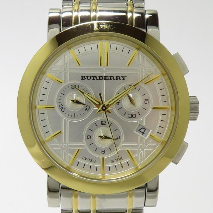 【中古】BURBERRY 腕時計 ヘリテージ クロノ クロノグラフ メンズ