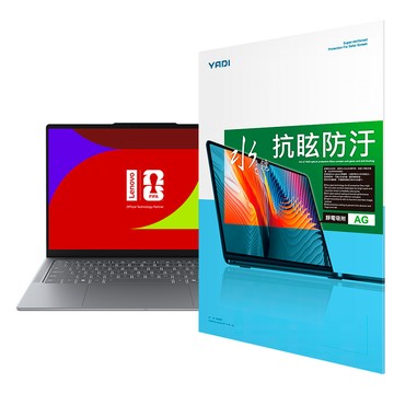 YADI 亞第 防眩抗反光16：10水之鏡保護貼 Lenovo Yoga Slim 7i專用 PF4HAG-W140  14吋(301 x 188mm)  1片