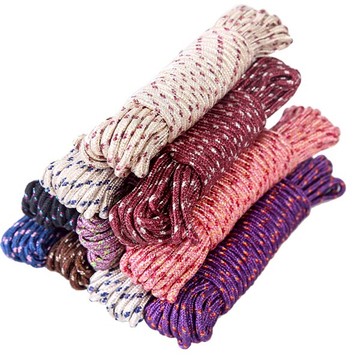 1入 加粗加長 10米 尼龍繩 彩色曬衣繩 童軍繩 綑綁繩 曬被繩 求生繩 帳篷拉繩 強力營繩【SV6701】BO雜貨