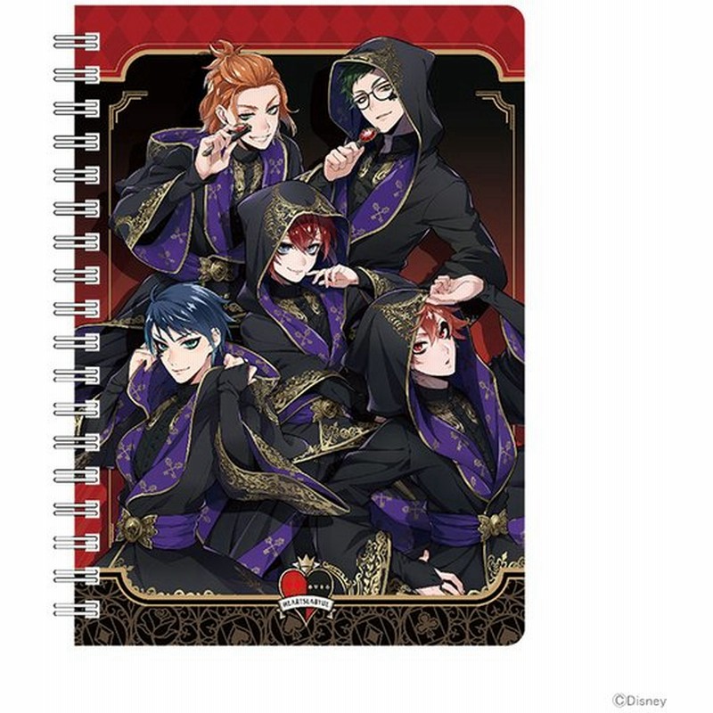 ディズニー ツイステッドワンダーランド Wリングノート B6 ハーツラビュル 式典服柄 M便 1 1 通販 Lineポイント最大get Lineショッピング