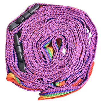 Lifecode 生活密碼 彩虹插扣掛物繩/晾衣織帶 布織帶+塑膠插扣  300 x 2cm  多色