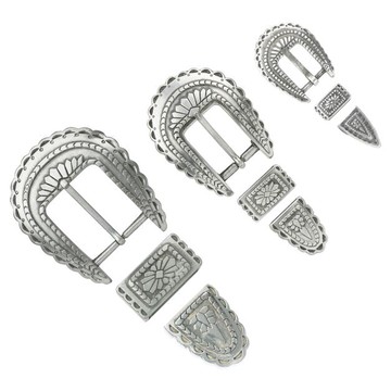 【出清品】IVAN 西南飾片3件式帶扣 / 古銀系列 7221