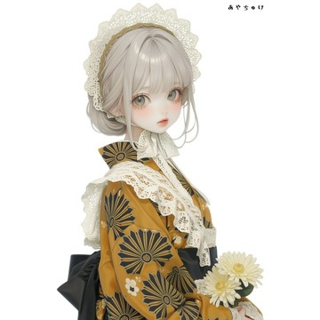 【9 月新作】07-144-0139 人物貼紙 幻想復古浪漫喫茶