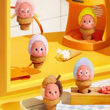 POPMART 泡泡瑪特 星星人 歡迎來到月球表面 冰淇淋 毛絨吊飾 盲盒 單盒入