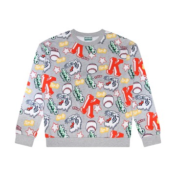 Kenzo - Light Chine Grey Cotton Sweatshirt