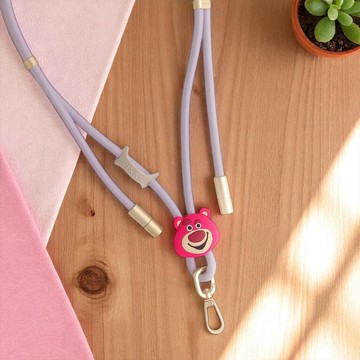 可以充電的掛繩【迪士尼】熊抱哥 65W Type-C 急速充電手機掛繩