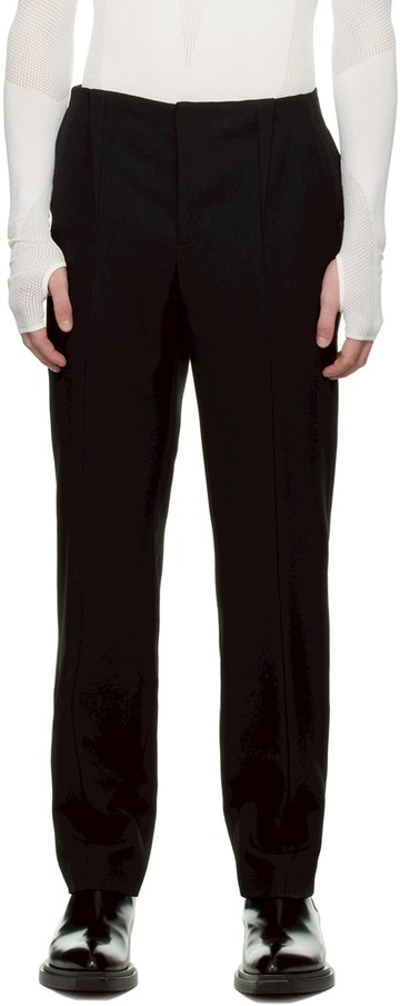 Dion Lee 黑色 Darted Cigarette 长裤