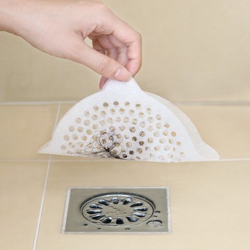 一次性地漏毛發過濾網水槽貼紙浴室下水道貼衛生間頭發防堵神器