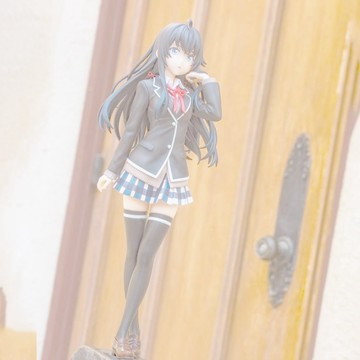 臺灣/✨二次元手辦 擺件 優質版校服雪乃手辦戀愛物語雪之下雪乃模型動漫日本美女機箱擺件