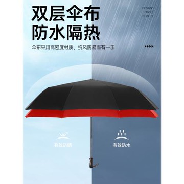 超大傘折疊傘特大雨傘雙層防曬遮陽傘加大加厚加固結實防風太陽傘
