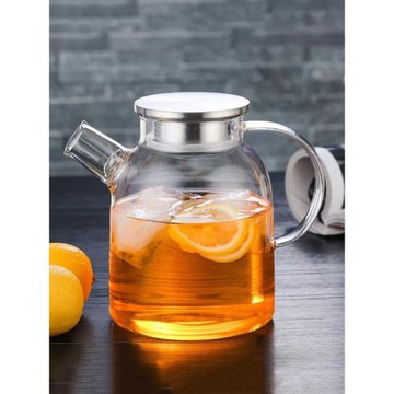 2025新款高硼硅玻璃茶壺水壺飯店宏樽壺高顏值冷水涼水茶水1.5升