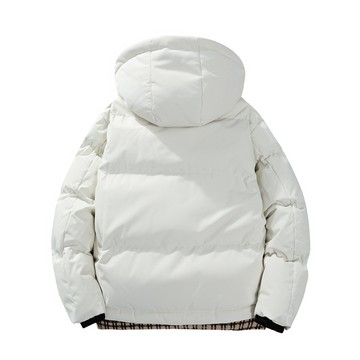 【HOT 本舖】男装棉衣男羽絨棉服外套國潮假兩件棉衣男冬季加厚保暖連帽棉服美式潮牌大碼冬裝棉襖