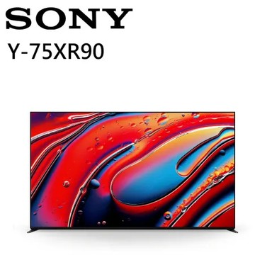 (贈3%購物金)SONY 75型 4K Mini LED BRAVIA 9 電視 Y-75XR90