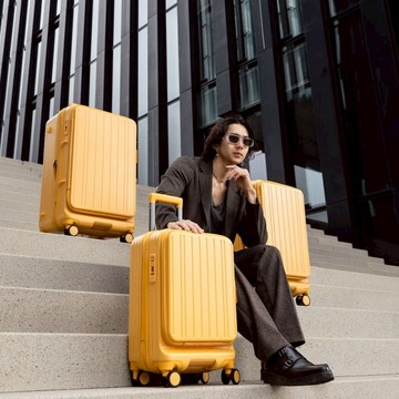 DUO雙開系列 29吋-上掀前開/對開 日本煞車行李箱 (多色可選) 森林綠 (現貨～)