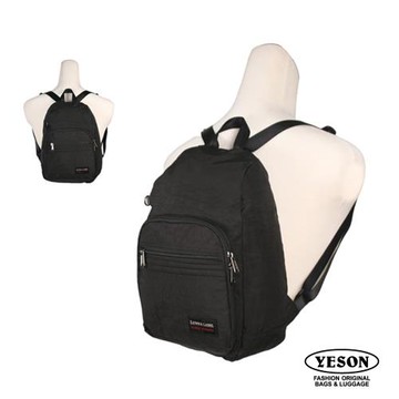 【YESON】LUNNA系列 後背包/防盗包(黑色)