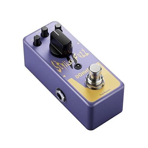 Donner ファズ エフェクター Fuzz Pedal ミニ ファズ ペダル トゥルーバイパス Stylish Fuzz II