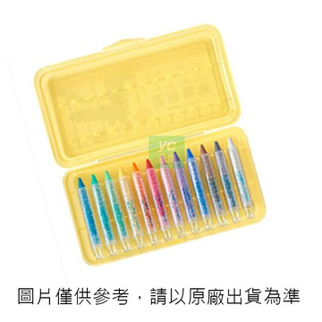 【雄獅】 CY-301 可水洗  塗鴉 蠟筆 12色/盒 (外盒顏色隨機出貨)【APP滿額下單4%點數(單一帳號最高1000點)】7/31止