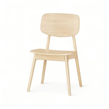 森嶼實木餐椅｜日系原木餐椅｜北歐風實木椅｜住宅餐廳咖啡廳適用｜成品餐椅 CHR112