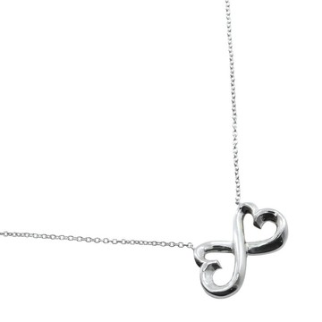 [日本直送] Tiffany & Co. 雙愛心項鍊 Paloma Picasso 925銀約 4.5g 女款 [二手]