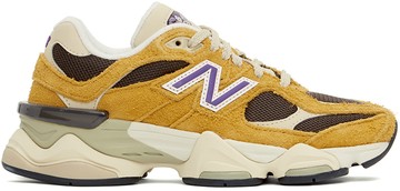 New Balance 黄色 & 棕色 9060 运动鞋