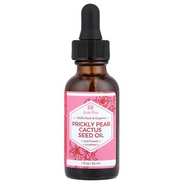 Leven Rose, 全正有機梨果仙人掌籽油，1 液量盎司（30 毫升）