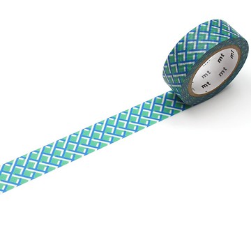mt Deco 和紙膠帶 / 網狀線 - 綠 (MT01D481) / 2021SS
