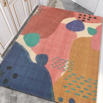 絲圈入戶門地墊可裁剪刮沙蹭土腳墊門墊輕奢家用玄關進門地毯防滑