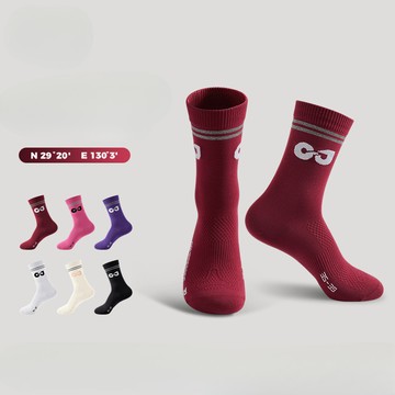 ParrotFashion運動襪子中筒戶外跑步籃球騎行公路腳踏車襪子吸汗透氣四季