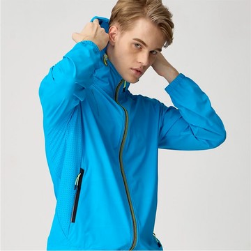 《SASAKI》抗紫外線高彈力功能涼感休閒夾克(鮮藍/豔黃)(單層)/614112