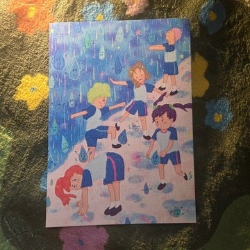 雨中的體育課 A4海報