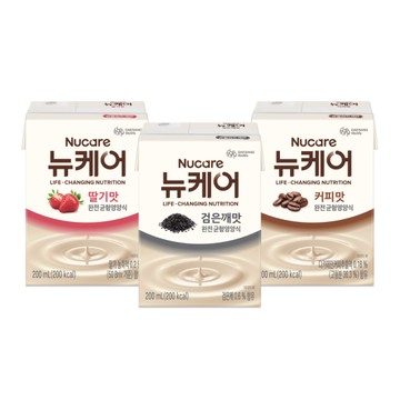 NUCARE 可倍力 營養飲-咖啡/草莓/黑芝麻 (200ml/瓶)【杏一】