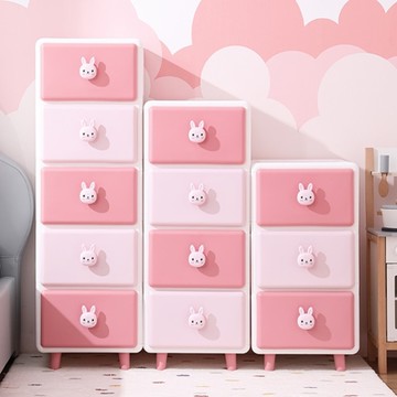 AOTTO 35面寬童趣動物五層收納櫃-加高加深(兩款可選)