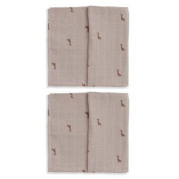 Gloop 有機棉紗布巾兩件組 / 貝比長頸鹿