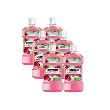 女神節限定!LISTERINE李施德霖 水果派對漱口水500ml x6入團購組