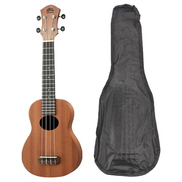 恩心樂器 咖啡色 烏克麗麗 含琴袋 輕巧易攜帶 初學者適用  Soprano 21吋(約53cm)  1個
